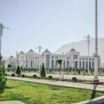 Ashgabat Turkmenistan marble buildings