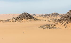 désert Afrique du Nord panneaux solaires