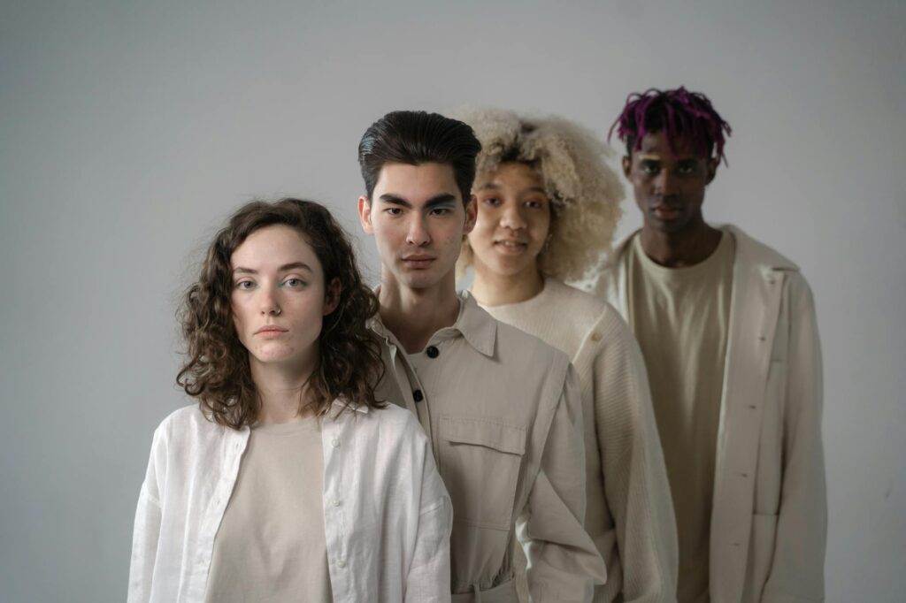 diverse pop culture icons collage