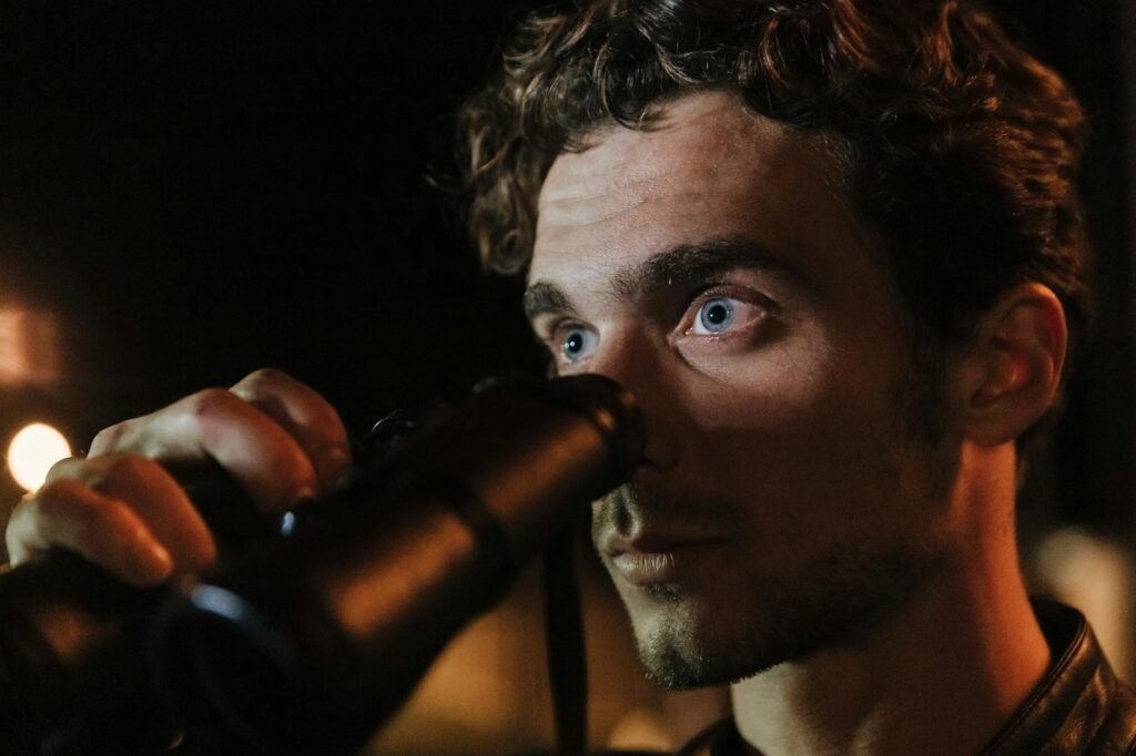 Penn Badgley smiling